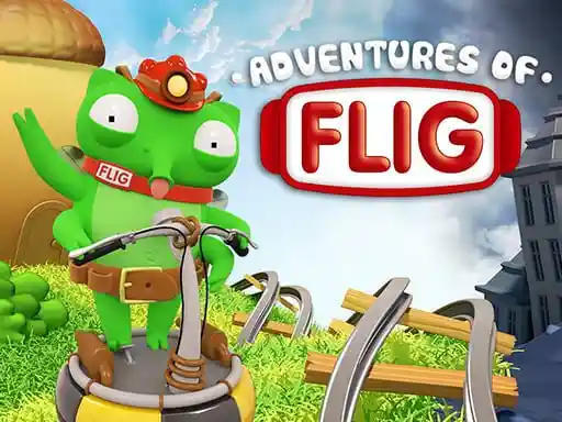 Game: Adventures of Flig  air hockey shooter