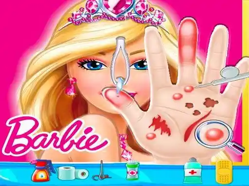 Game: Barbie Doctor de Mano Juegos Divertidos para Niñas en Línea
