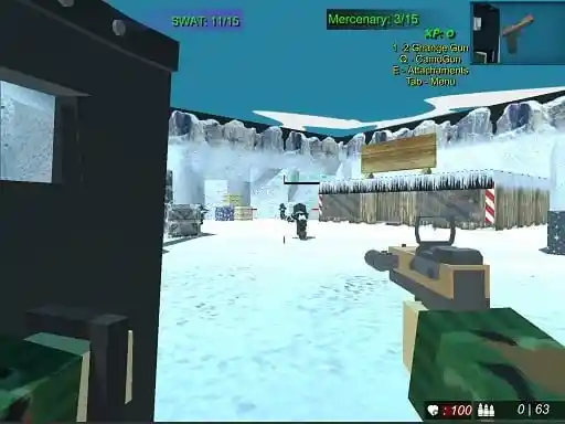 Game: Blocky Combat Swat 2