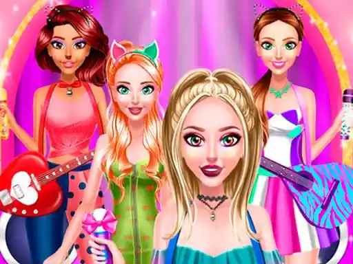 Game: Brilliant Popstar Girls Dress Up