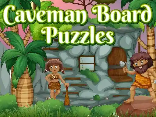 Game: Caveman Board Puzzles