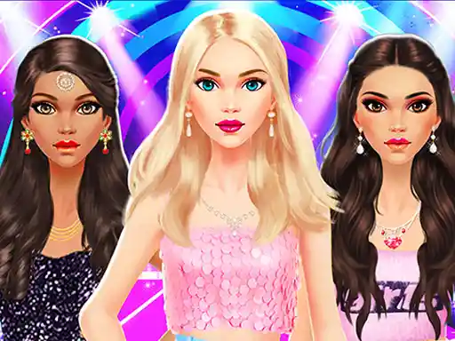 Game: Juegos de vestir y maquillar, estilista de moda para niñas.
