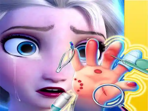 Game: Elsa Hand Doctor  Fun Games for Girls Online