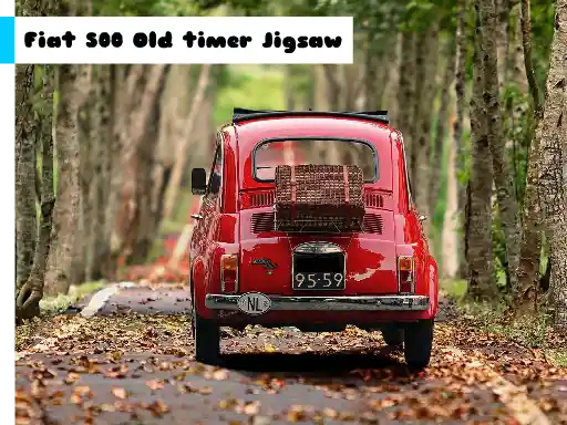 Game: Fiat 500 Rompecabezas de Coche Clásico
