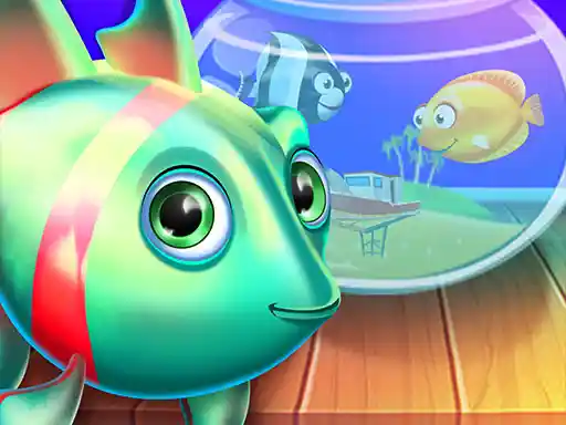 Game: Fish care games Build your aquarium