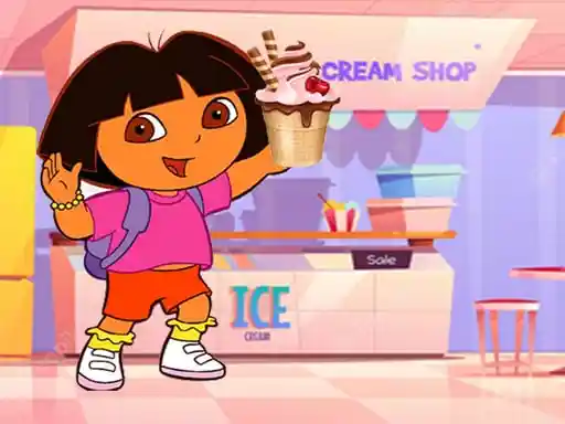 Game: Máquina para hacer helados con Dora