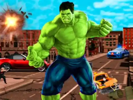 Game: Increíble ciudad monstruo, héroe musculoso de supervivencia.