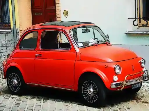Game: El coche más pequeño italiano.