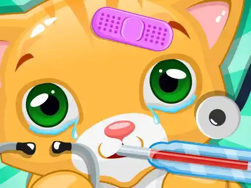 Game: Pequeño gato doctor juego de veterinario de mascotas.
