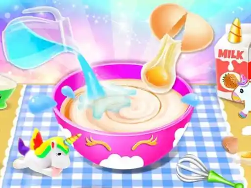 Game: Little Princess Unicorn Cake Make