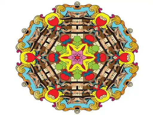 Game: Libro de mandalas para adultos y niños para colorear