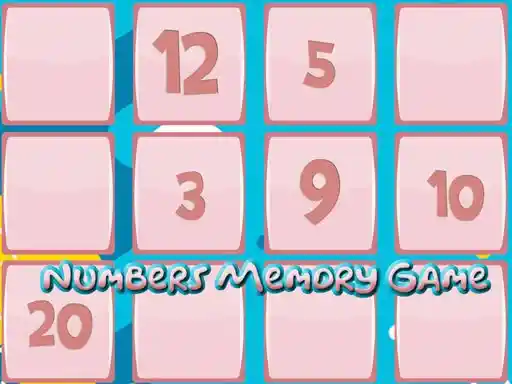Game: Juego de memoria con números