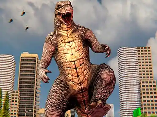 Game: Monster Dinosaur Rampage City Attack