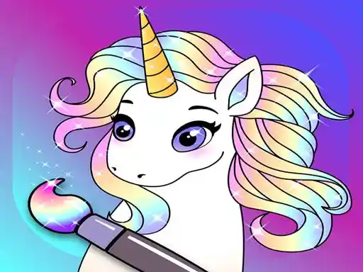 Game: My Little Unicorn Unicorn Coloring Book For Kids