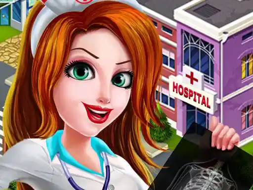 Game: Enfermera chica vestir hospital