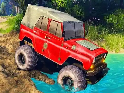 Game: Carrera de Jeep todoterreno en la colina