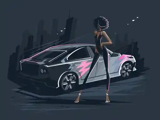 Game: Old And New Cars Coloring