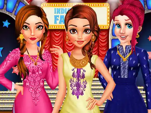 Game: PRINCESS INDIAN GALA FASHION