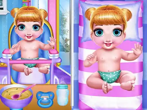 Game: PRINCESA CUIDADO DE BEBÉS GEMELOS RECIÉN NACIDOS