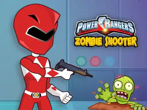 Game: Power Rangers disparan a los zombies.