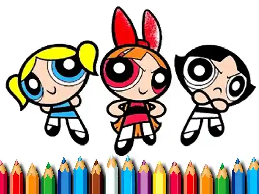 Coloreando a las Chicas Superpoderosas