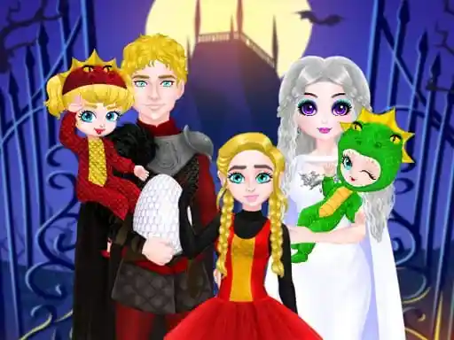 Game: Disfraz de Halloween de la Familia Princesa