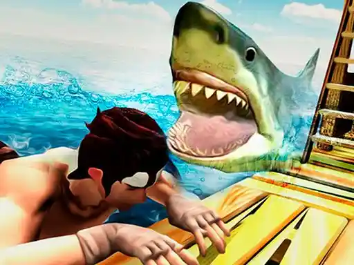 Game: Raft Shark Hunting