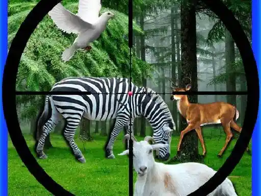 Game: Caza de animales reales en la selva.