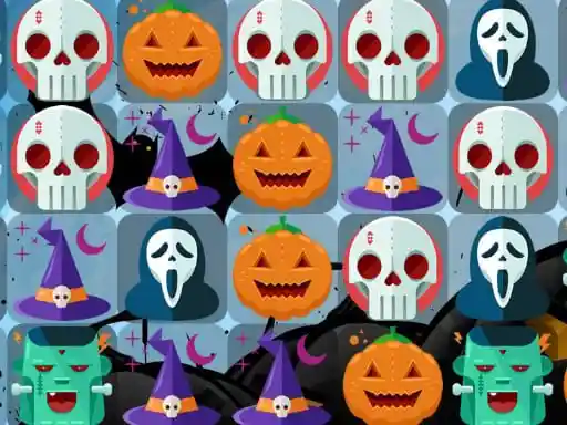 Game: Aterrador juego de Halloween de combinaciones 3 en línea