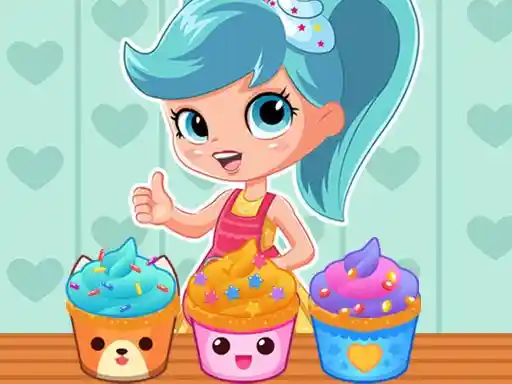 Game: Tienda de Shopkins Shoppie fabricante de cupcakes.