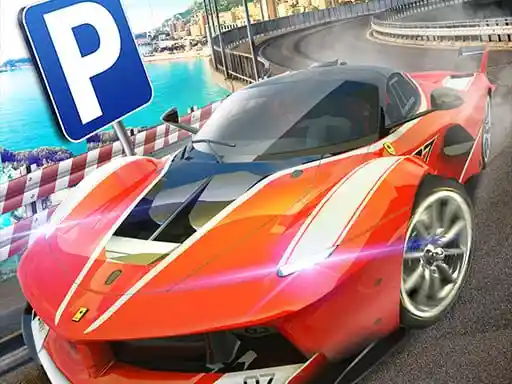Game: Estacionamiento de autos deportivos en el muelle