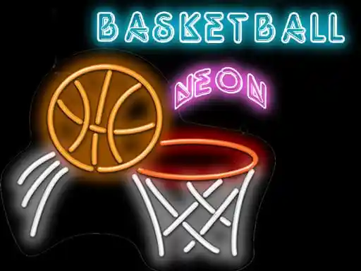 Game: Swipe Basketball Neon
