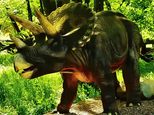 Game: Rompecabezas de dinosaurio Triceratops