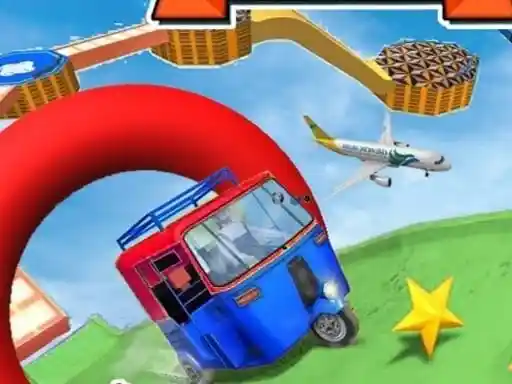 Game: Tuk Tuk Acelera en la Mega Rampa de Acrobacias