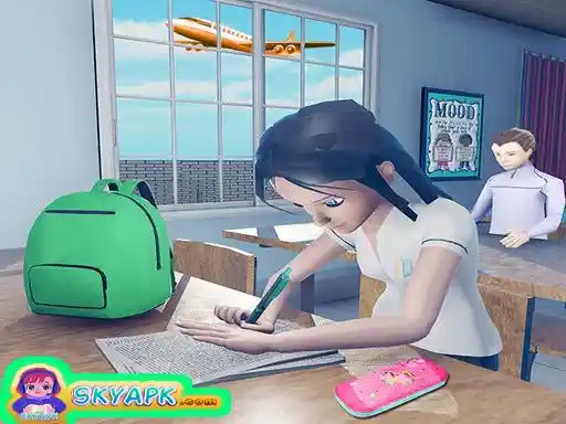 Game: Juego de Chica de Secundaria Virtual Simulador de Escuela 3D