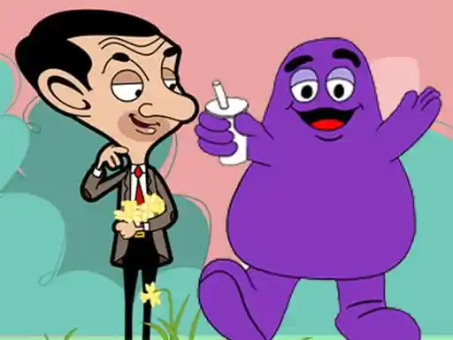 Game: Cuando el Sr. Bean conoce a Grimace