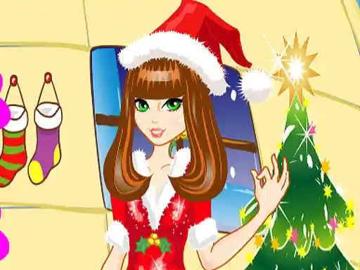 Game: Chica de Navidad vistiendo