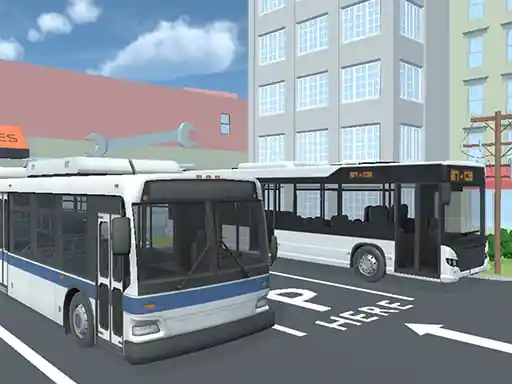 Game: City Bus Parking Challenge Simulator 3d