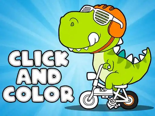 Game: Click And Color Dinosaurs