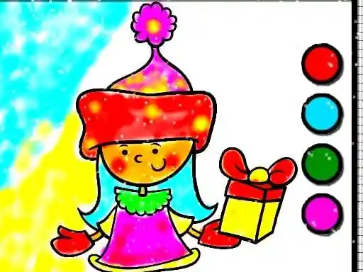 Game: Easy Coloring Santaclaus