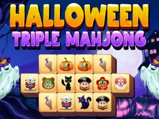 Game: Halloween Triple Mahjong se traduce como 