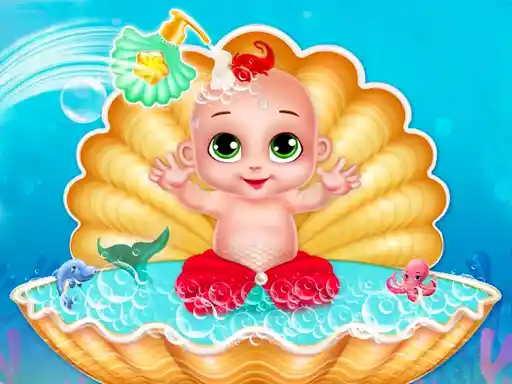 Game: Mermaid Baby Care