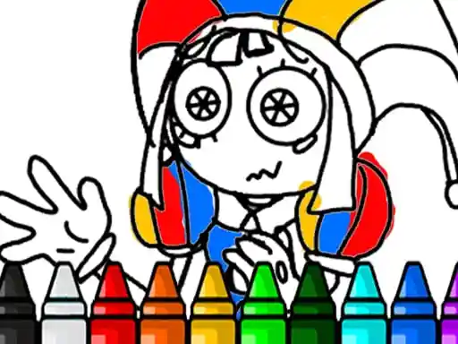 Game: Pomni Coloring Book