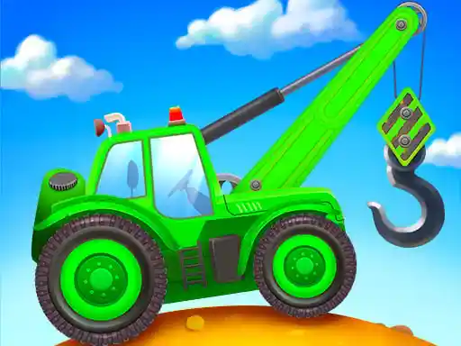 Juego de construcción real para niños.