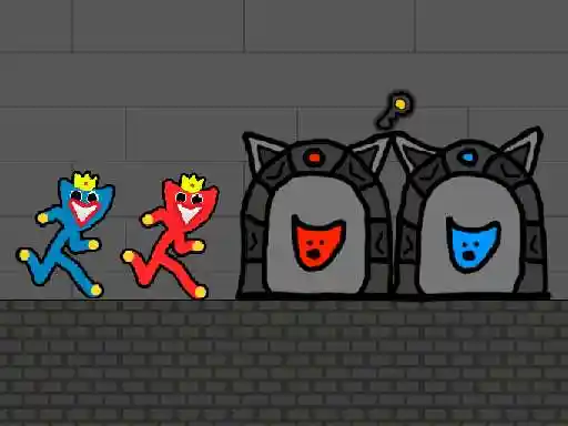 Game: Red And Blue Stickman Huggy 2