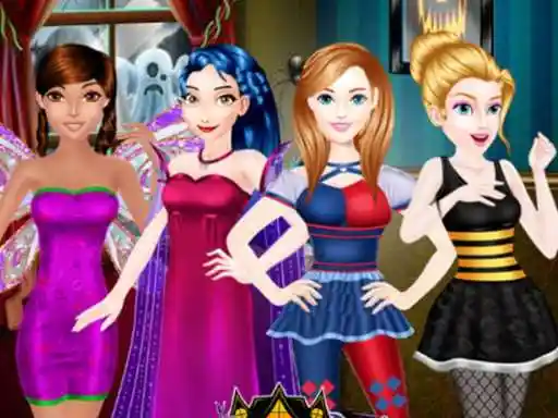 Game: Royal Halloween Party Dress Up