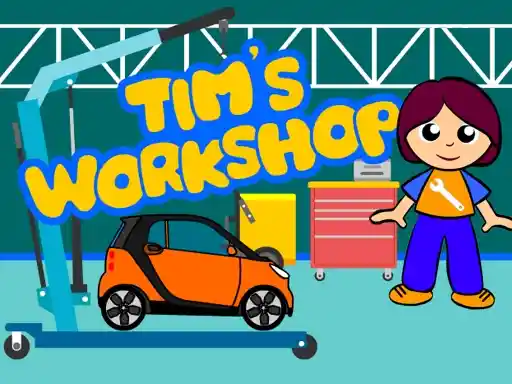 Rompecabezas de coches del taller de Tim.