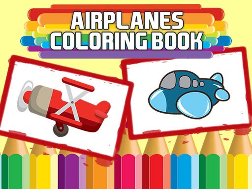 Play: Airplanes Coloring Book Img