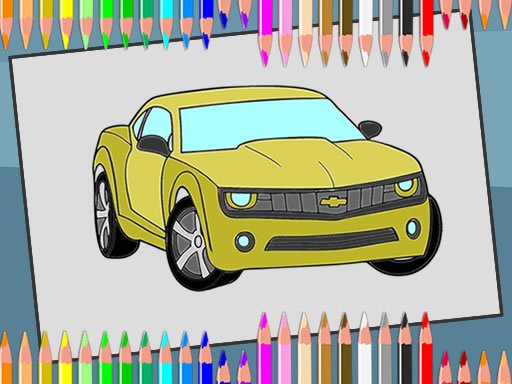 Play: American Cars Coloring Book Img