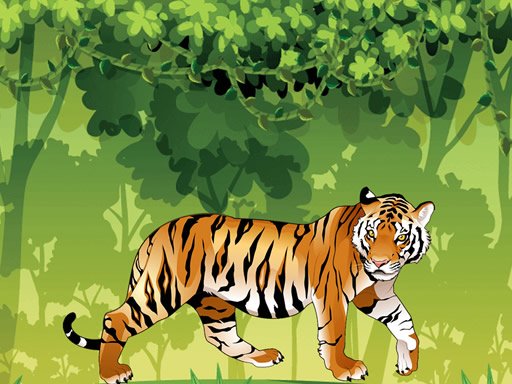 Play: Angry Tiger Coloring Img